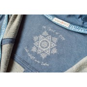Spirit of OM - Sweatjacke women - jeansblau