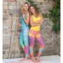 The Spirit of OM - Yoga Leggings - karbik-blue