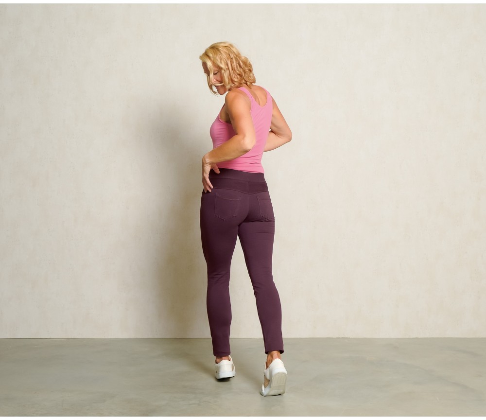 Spirit of OM - Jegging - aubergine