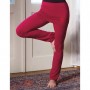 The Spirit of OM - Yogahose mit Rockbund - rosenrot