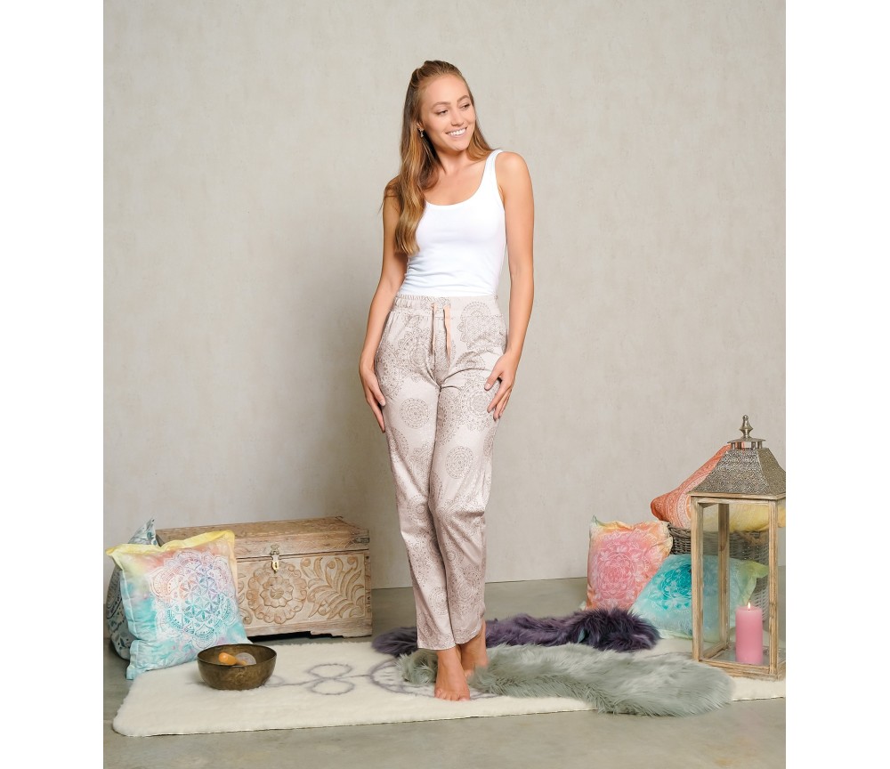 Spirit of OM - Pyjama-Hose - sahara