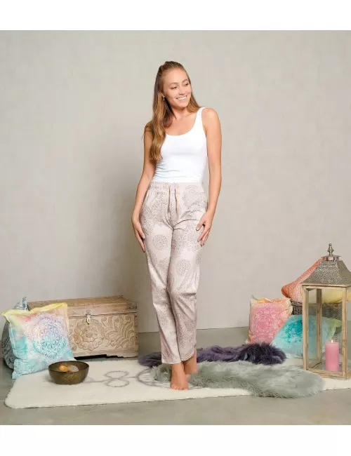 Spirit of OM - Pyjama-Hose - sahara