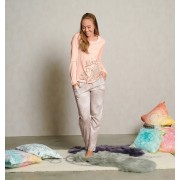 Spirit of OM - Pyjama-Longsleeve Shirt - apricot/sahara