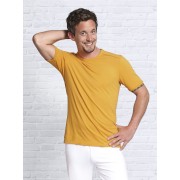 Spirit of OM - T-Shirt Bambus - maisgelb