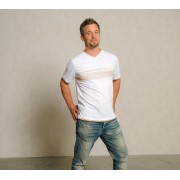 Spirit of OM - T-Shirt men Planet protect - weiß/sand