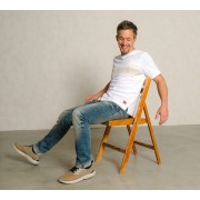 Spirit of OM - T-Shirt men Planet protect - weiß/sand