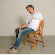 Spirit of OM - T-Shirt men Planet protect - weiß/sand