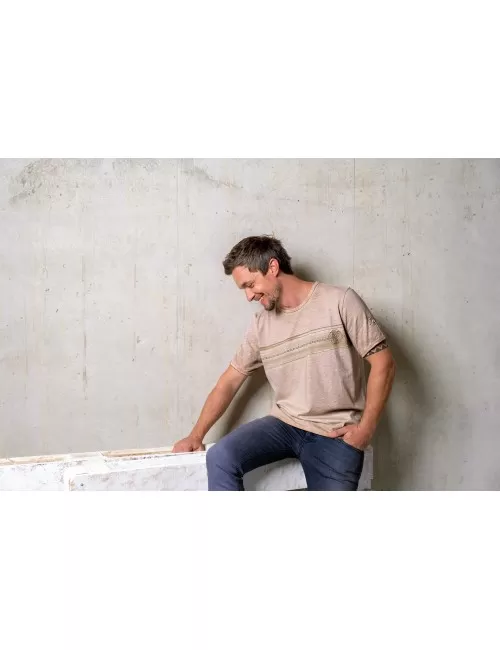 Spirit of OM - T-Shirt Planet protect - sand