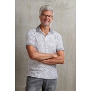 Spirit of OM - Polo-Shirt - naturweiß/chai