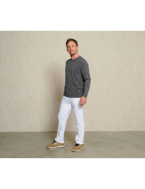 Spirit of OM - Longsleeve Bambus - turmalingrau