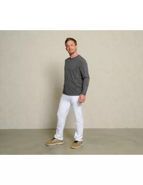 Spirit of OM - Longsleeve Bambus - turmalingrau