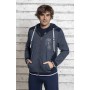 The Spirit of OM - Sweatjacke - mit Kapuze - dunkelblau