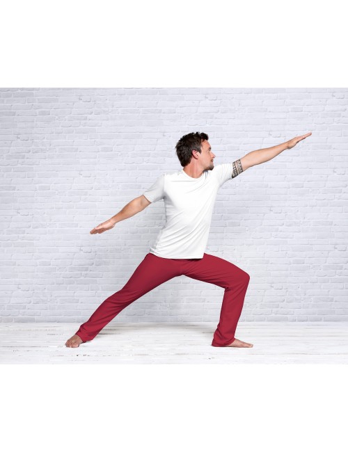 Spirit of OM - Wellnesshose Unisex - rosenrot