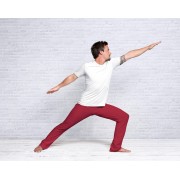 Spirit of OM - Wellnesshose Unisex - rosenrot