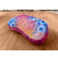 Spirit of OM - Meditationskissen Halbmond - pink/bunt