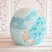 Spirit of OM - Meditationskissen - jade/orange