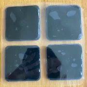 Klebe - Elektroden 4 er Pack 4eckig groß - für Healy Gerät, TimeWaver, Elektro- & Tens- Stimulationsgeräte