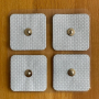 Klebe - Elektroden 4 er Pack 4eckig groß - für Healy Gerät, TimeWaver, Elektro- & Tens- Stimulationsgeräte