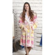 Spirit of OM - Bademantel - gelb-orange-pink