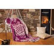 Spirit of OM - Kuscheldecke - beere