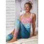 The Spirit of OM - Yoga-Top Mandala - Bambus -  indigo/peach