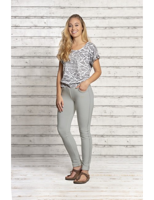 Spirit of OM - Jegging - kieselgrau