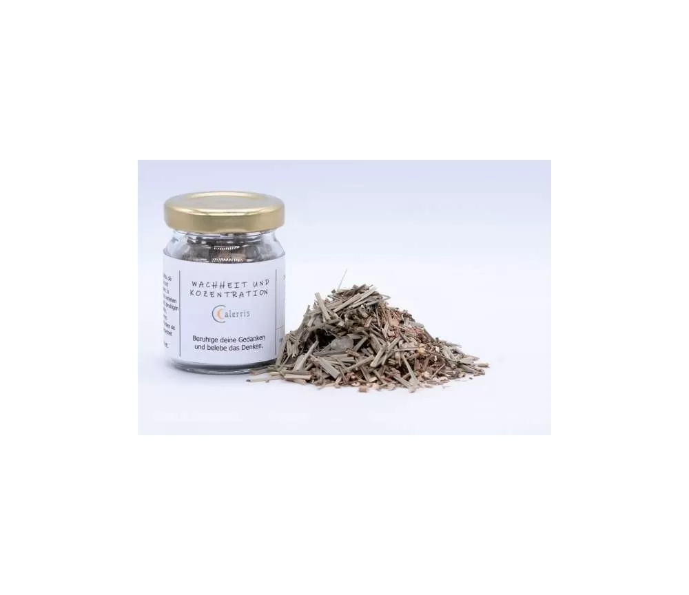 Calerris - Räuchermischung - Wachheit und Konzentration - 50 ml