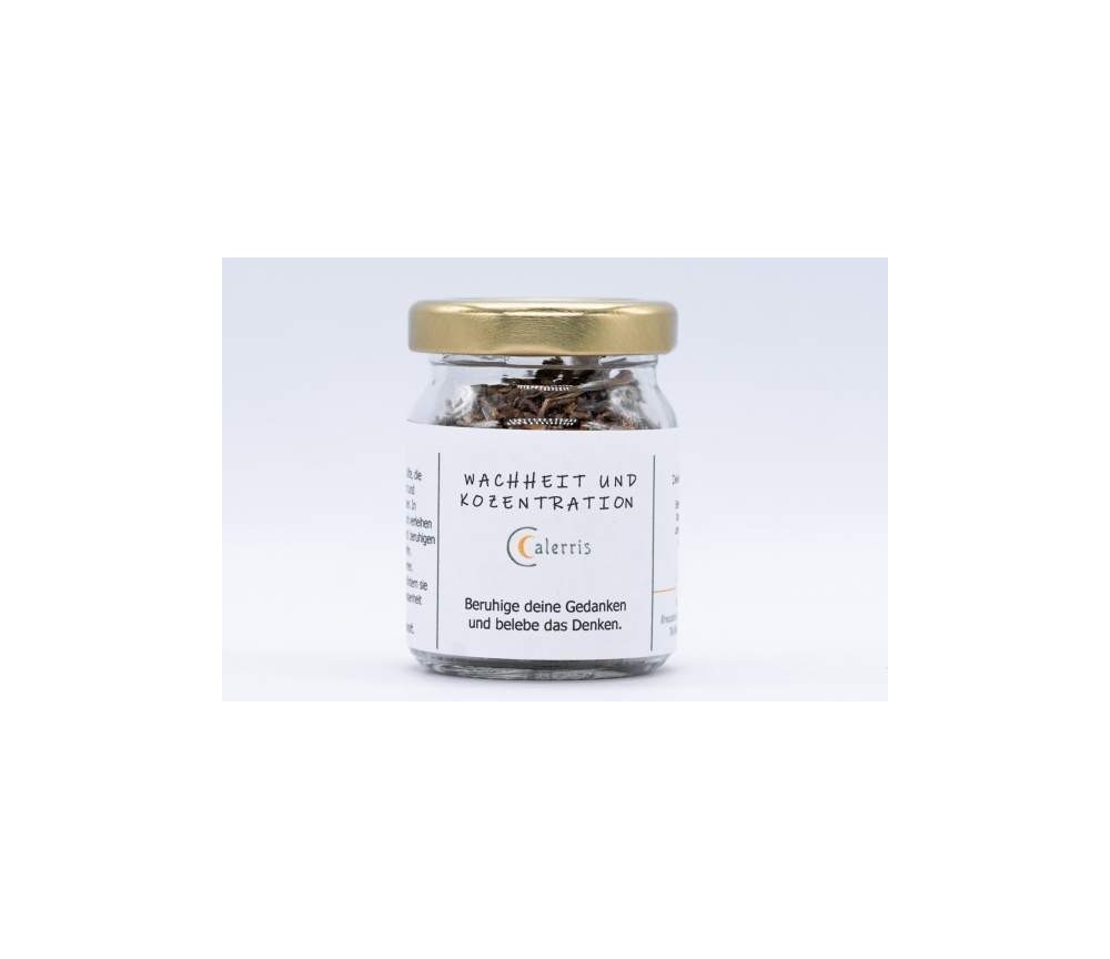 Calerris - Räuchermischung - Wachheit und Konzentration - 50 ml