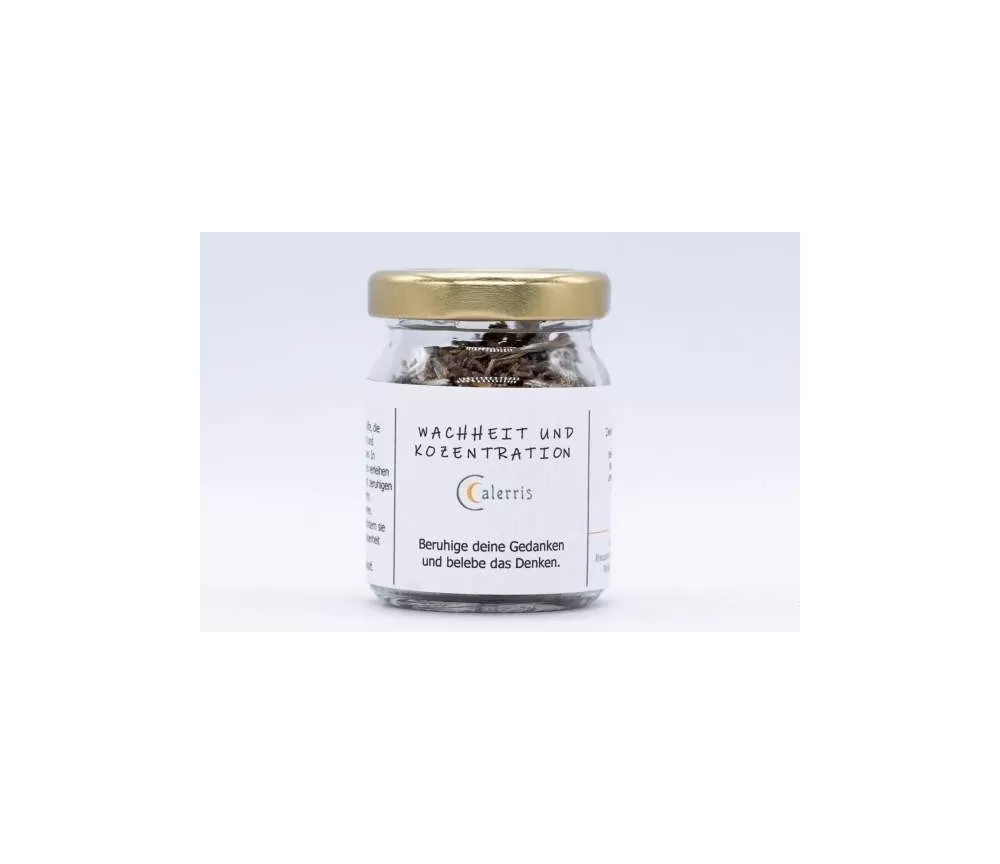Calerris - Räuchermischung - Wachheit und Konzentration - 50 ml