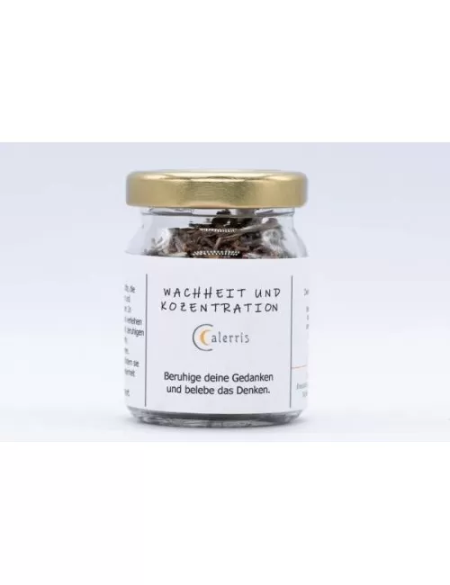 Calerris - Räuchermischung - Wachheit und Konzentration - 50 ml