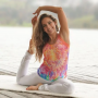 The Spirit of OM - Yoga-Top - Farbentanz - bunt