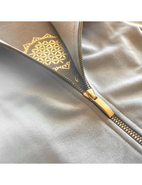 Spirit of OM - Damenjacke - kieselgrau