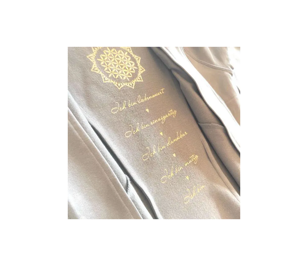 Spirit of OM - Damenjacke - kieselgrau