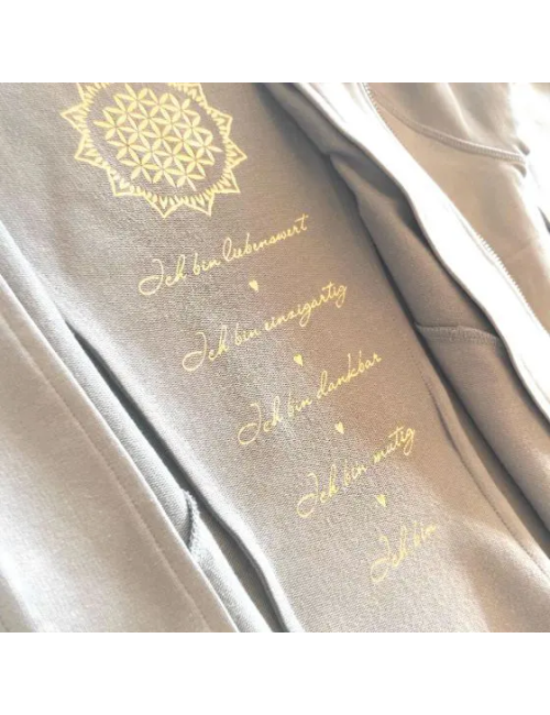 Spirit of OM - Damenjacke - kieselgrau