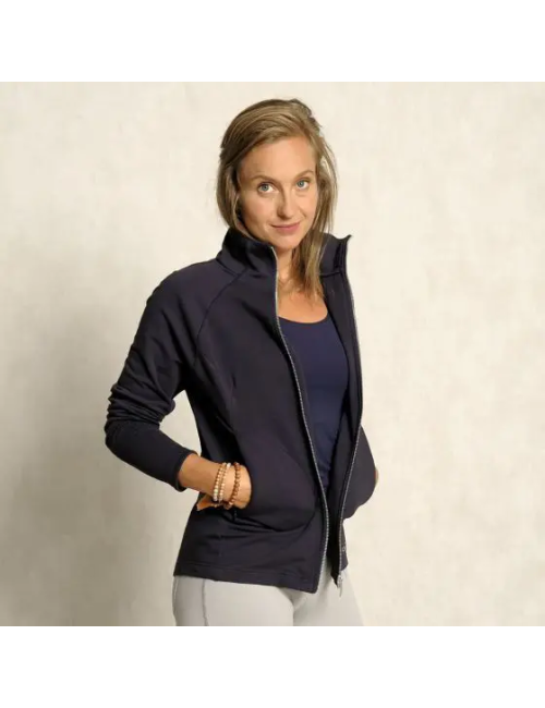 Spirit of OM - Damenjacke - dunkelblau