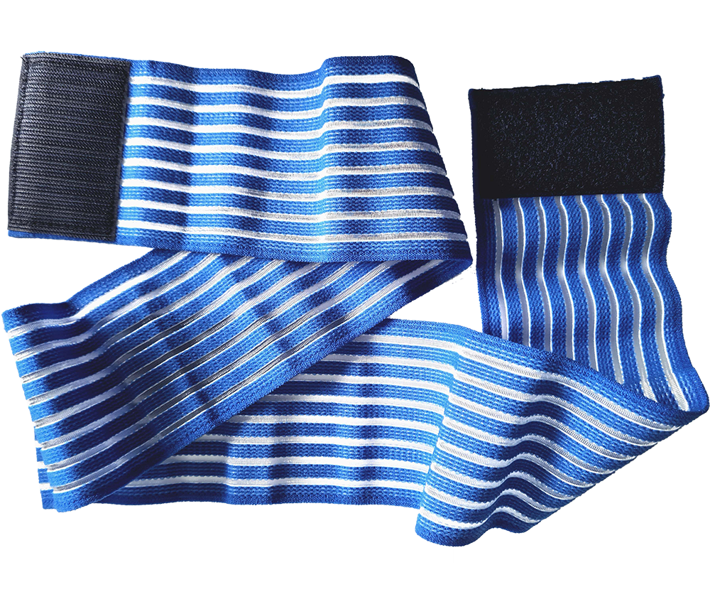 Fixier-, Klett-, & Befestigungsband elastisch - 60 x 8 cm - für Healy, TimeWaver, Elektro- & Tens- Stimulationsgeräte