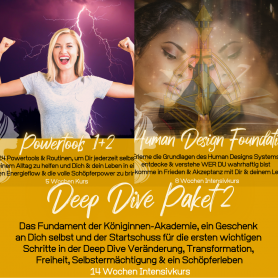 Deep Dive Paket 2 - Powertools 1+2 und Human Design Foundation