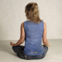 The Spirit of OM - Yoga-Top - 'Peace OM' - blue