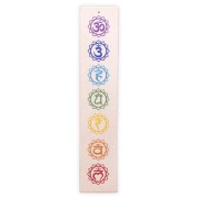 Räucherstäbchenhalter - 7 Chakren aus Sandstein ca. 25.5x5