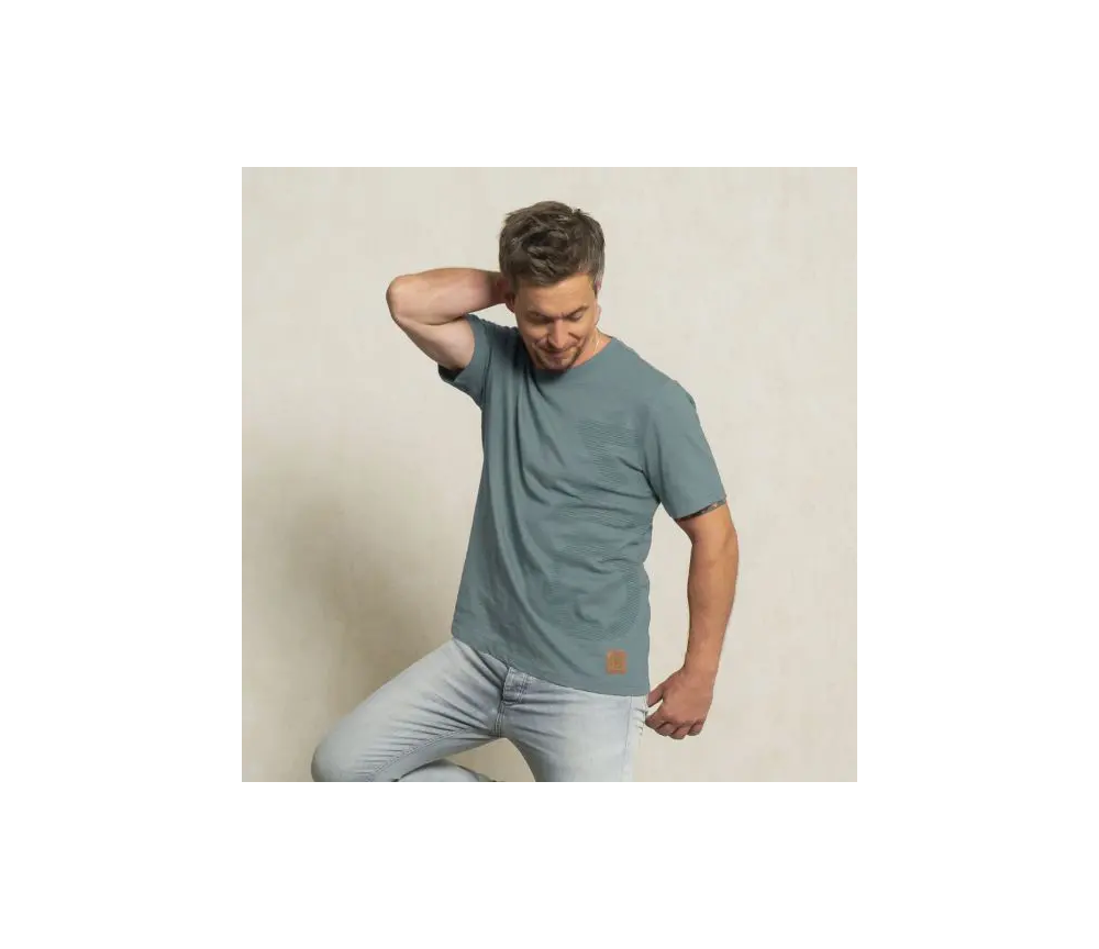 Spirit of OM - T-Shirt men OM - türkisblau