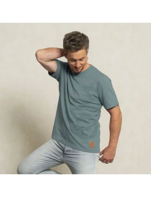 Spirit of OM - T-Shirt men OM - türkisblau