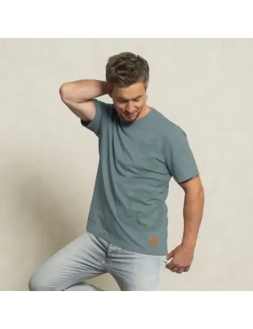 Spirit of OM - T-Shirt men OM - türkisblau