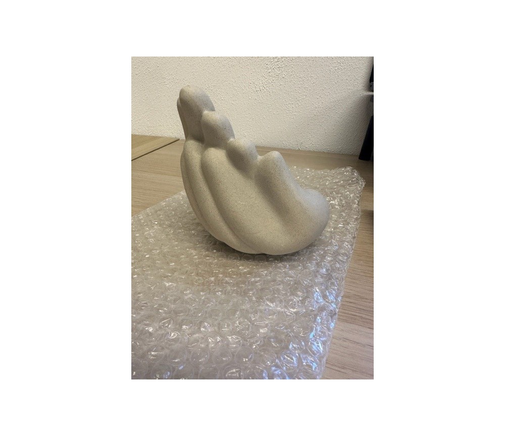 Teelichthalter - Hände voll Licht - Polyresin - creme /beige - ca. 13cm