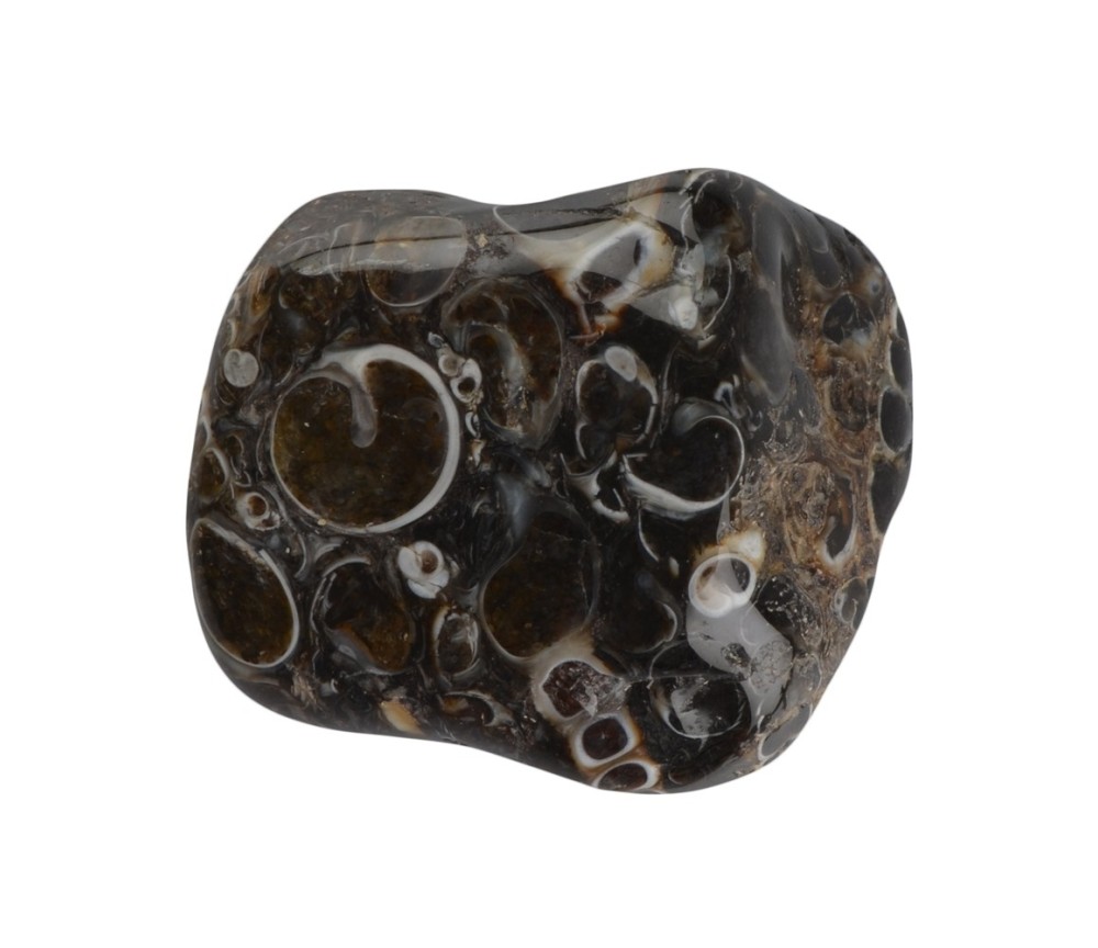 Trommelsteine - Achat - Turitellaachat- 2,5 - 4,0cm - XL - 500gr Beutel