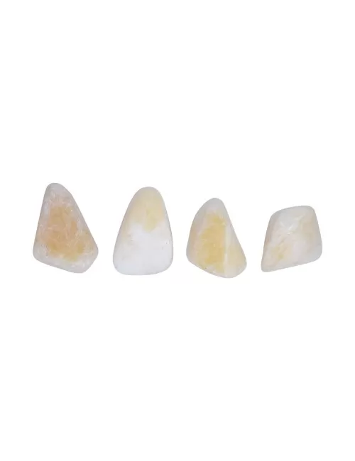 Trommelsteine - Calcit - orange angetrommelt, 1,0 – 2,0cm - S - 1Kg Beutel