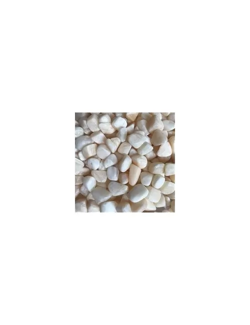 Trommelsteine - Calcit - orange angetrommelt, 1,0 – 2,0cm - S - 1Kg Beutel
