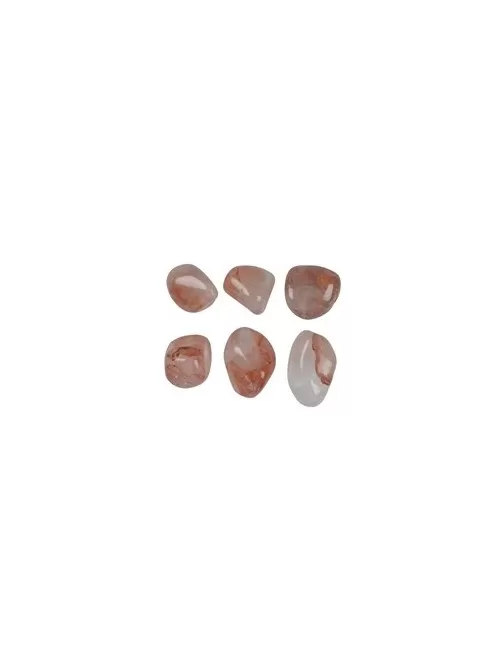 Trommelsteine - Eisenkiesel - rot- 2,0- 4,0cm - M/L - 500gr Beutel