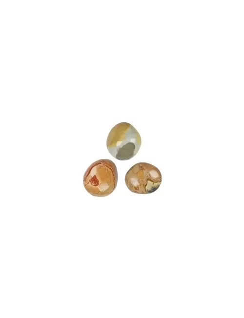 Trommelsteine - Jaspis - Polychromjaspis- 3,5 - 4,5cm - Jumbo - 500gr Beutel