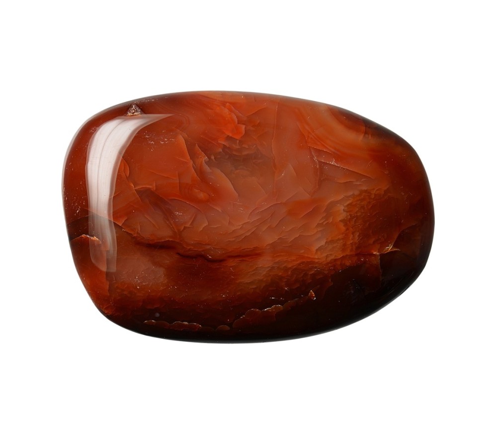 Trommelsteine - Carneol - Madagaskar- 7,0 - 8,0cm - Jumbo - 1 Stück