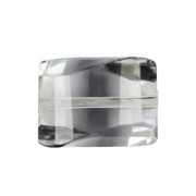 Heilstein & Edelstein-Strang - Freeform, Bergkristall, facettiert, 14 x 16mm